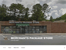 Tablet Screenshot of merchantspackage.com